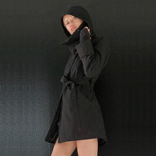 Lade das Bild in den Galerie-Viewer, veste femme hood noir