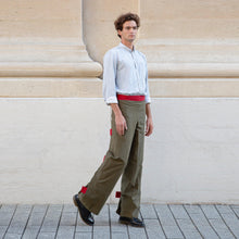 Charger l'image dans la galerie, surpantalon pluie kaki homme
