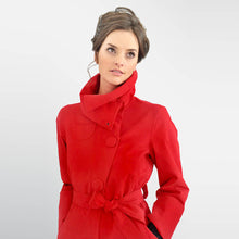 Load image into Gallery viewer, veste rouge elegant

